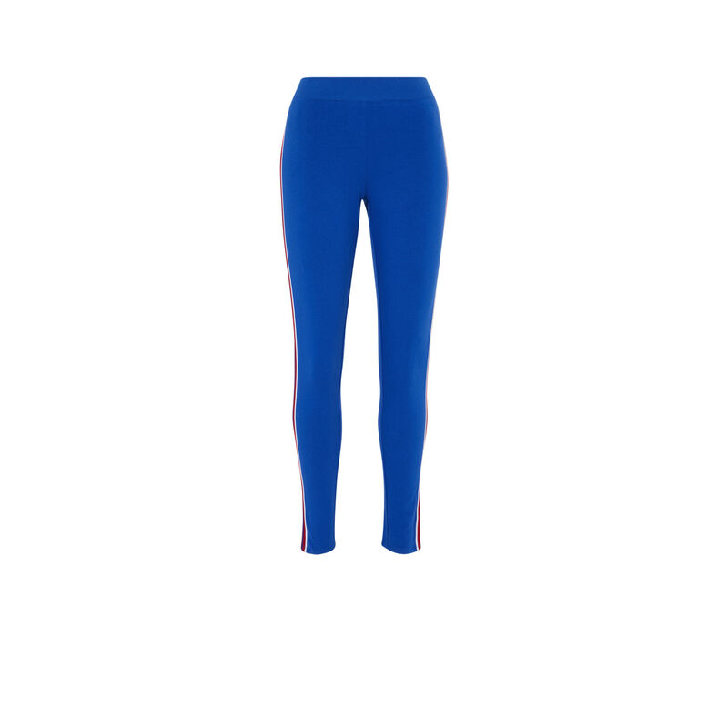 Legging à bandes - bleu Legging à bandes - bleu;