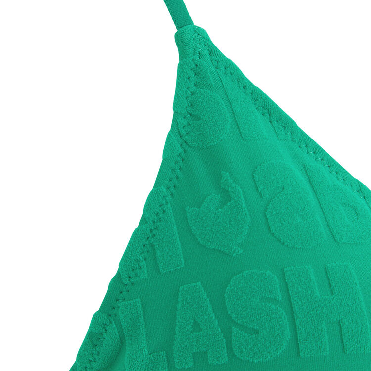 Haut de maillot de bain vert émeraude epongiz splashiz green.