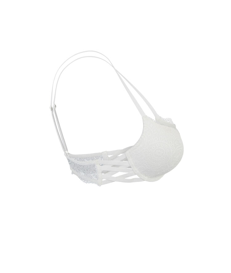 Soutien-gorge ultrapush en dentelle sabriniz blanc.