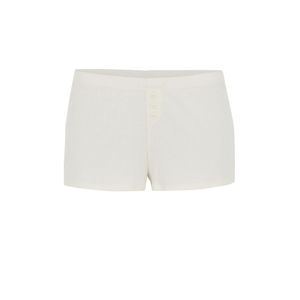 Short court uni - ecru ecru.