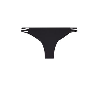 Bas de maillot de bain tanga noir gabiz black.