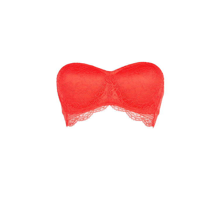 Soutien-gorge bandeau corail everydayiz rose.