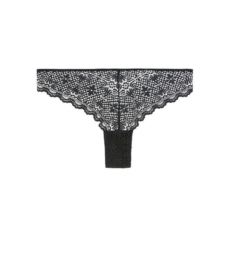 Tanga noir mahaliz noir.