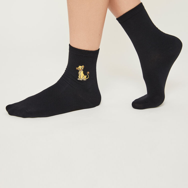Chaussettes noires lionkingiz Chaussettes noires lionkingiz;