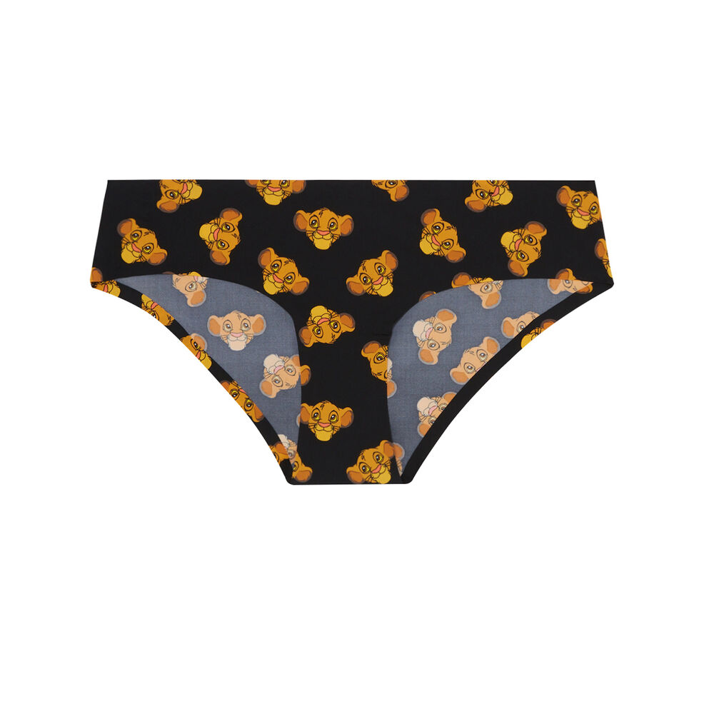 Shorty à motifs simba - noir noir.