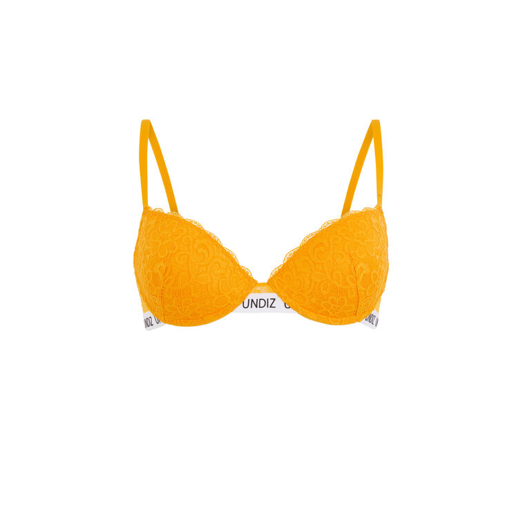 Soutien-gorge ampli safran secretiz laciz orange.