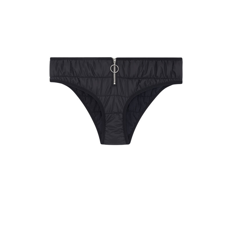 Culotte détail zip doudouniz noir.
