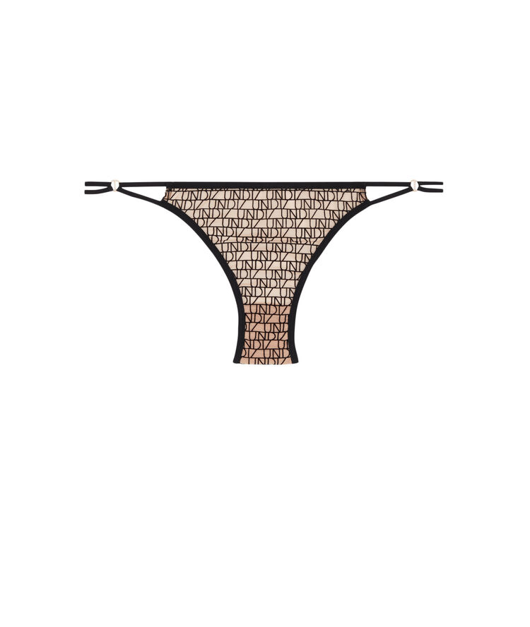 Culotte tulle floqué eliziz beige.