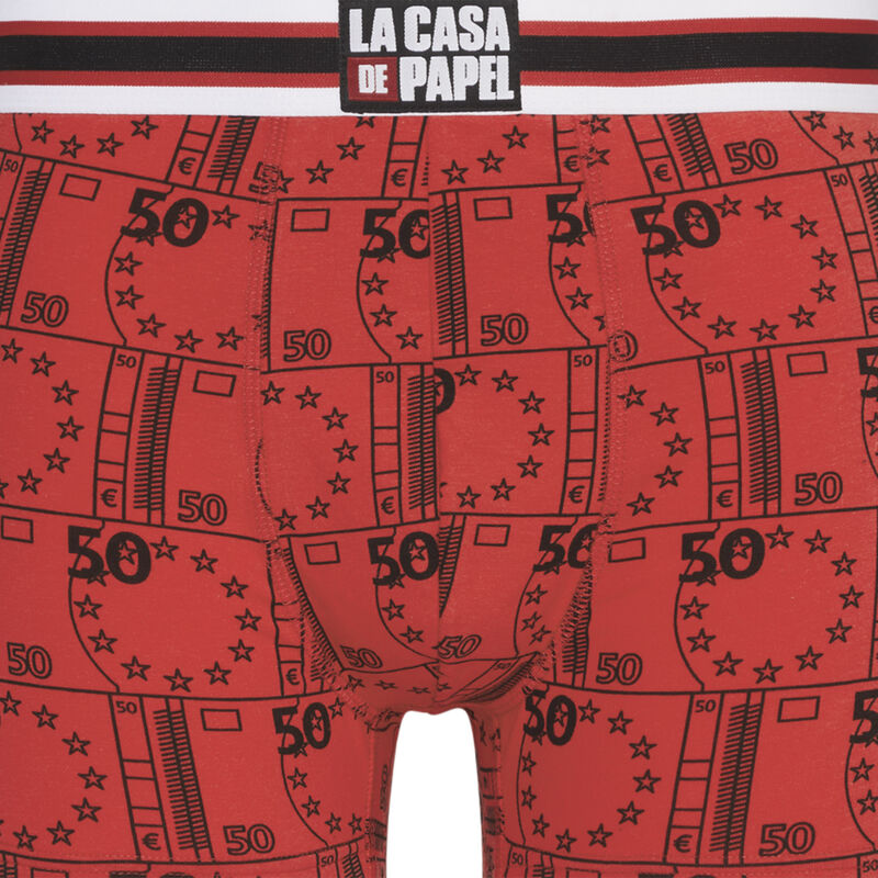 Boxer en coton Casa de Papel - rouge Boxer en coton Casa de Papel - rouge;
