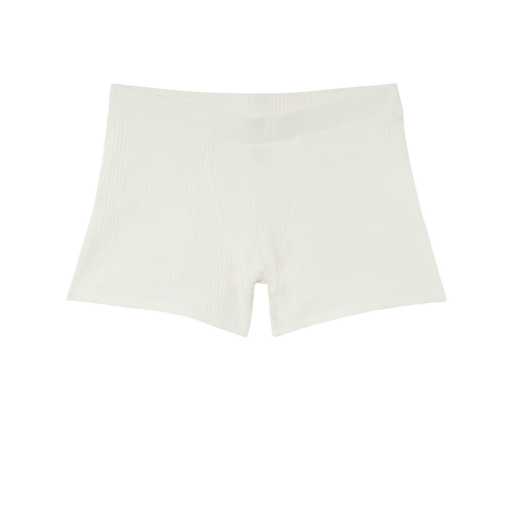 Short unisexe en jersey uni - ecru ecru.