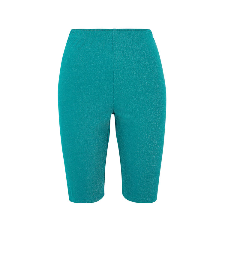 Shorty cycliste fils métallisés - vert vert.