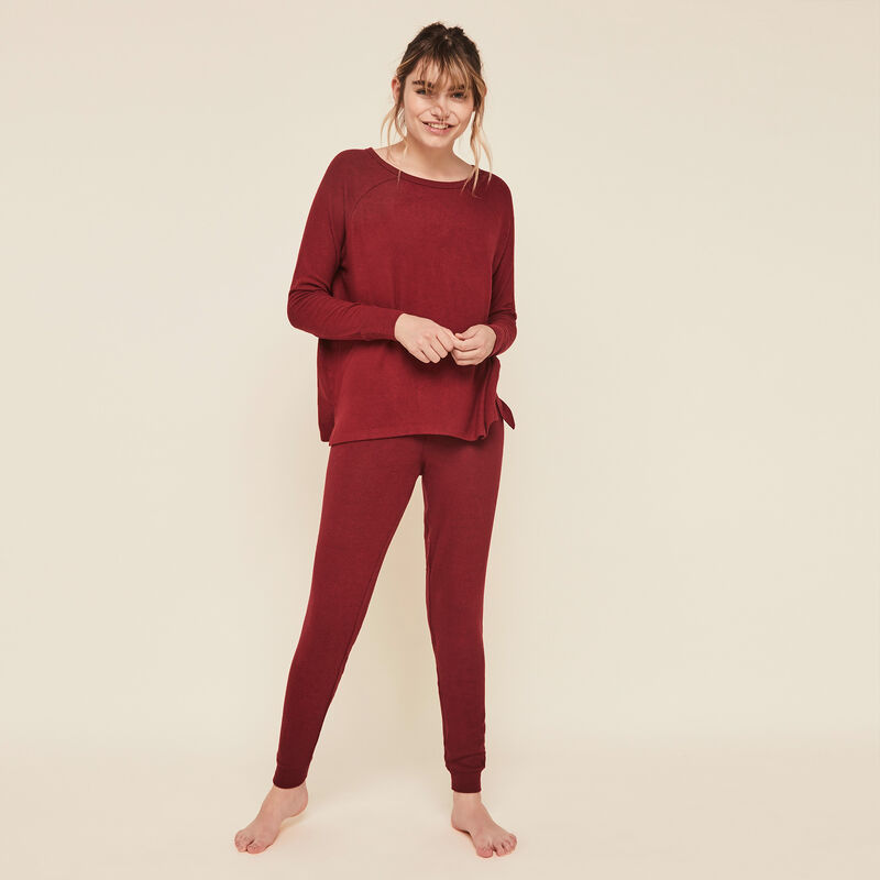 Pantalon en maille grattée quodiz Pantalon en maille grattée quodiz;