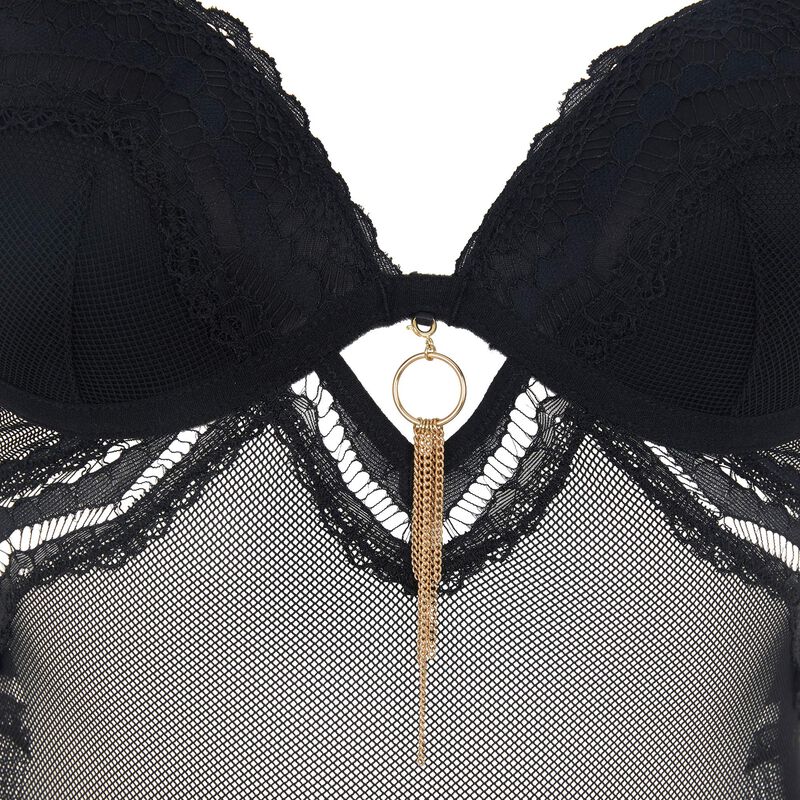 Body push-up en tulle superstariz noir.