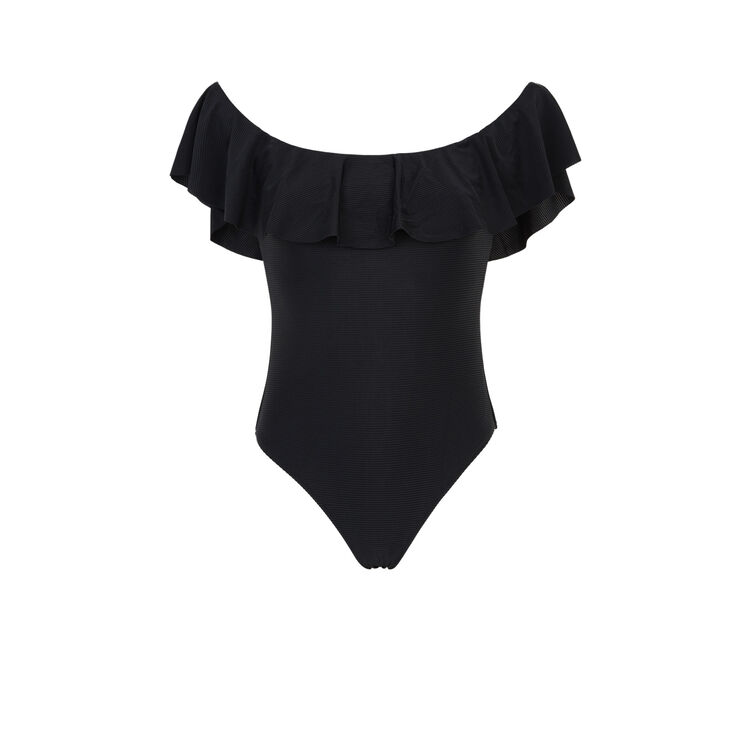 Maillot de bain une pièce noir sabliz Maillot de bain une pièce noir sabliz;