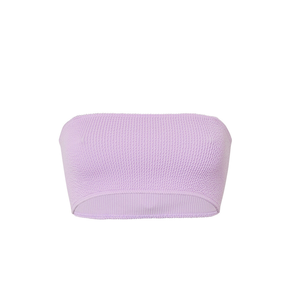 Haut de maillot taille unique bandeau - lilas violet.