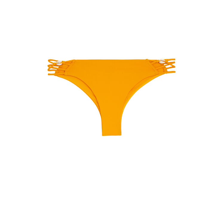 Bas de maillot de bain safran pachucaniz orange.