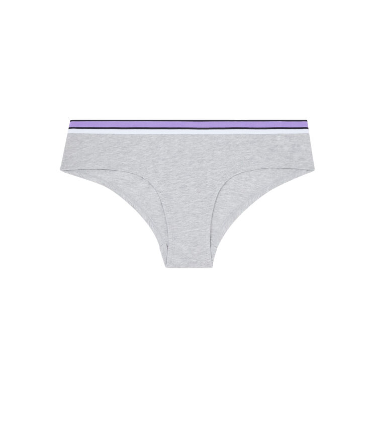 Shorty coton uni toocooliz gris.