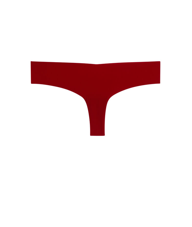 Tanga en micro uni clinmicriz rouge.