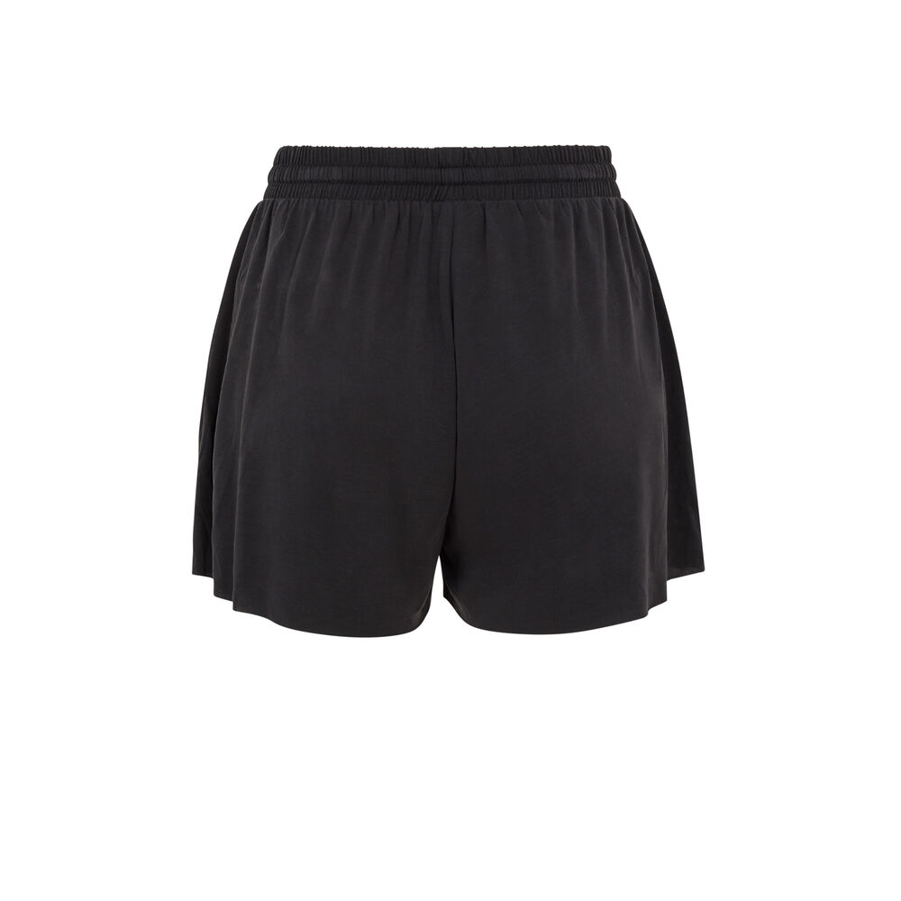 Short uni fluide - noir noir.