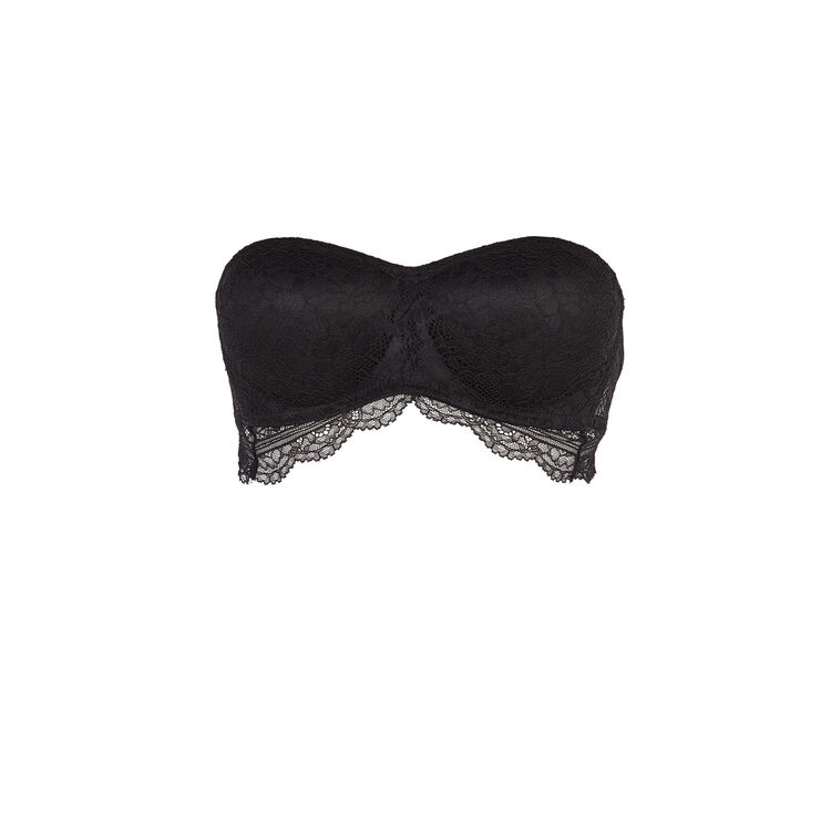 Soutien-gorge bandeau noir everydayiz noir.