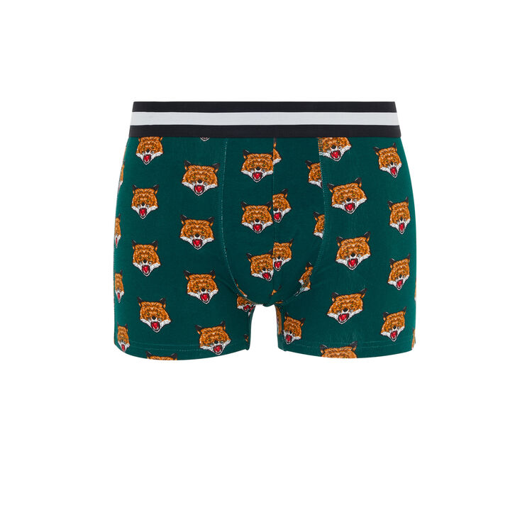 Boxer en coton à print renardiz Boxer en coton à print renardiz;