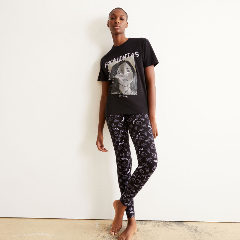 set pyjama manches courtes Pocahontas - noir set pyjama manches courtes Pocahontas - noir;