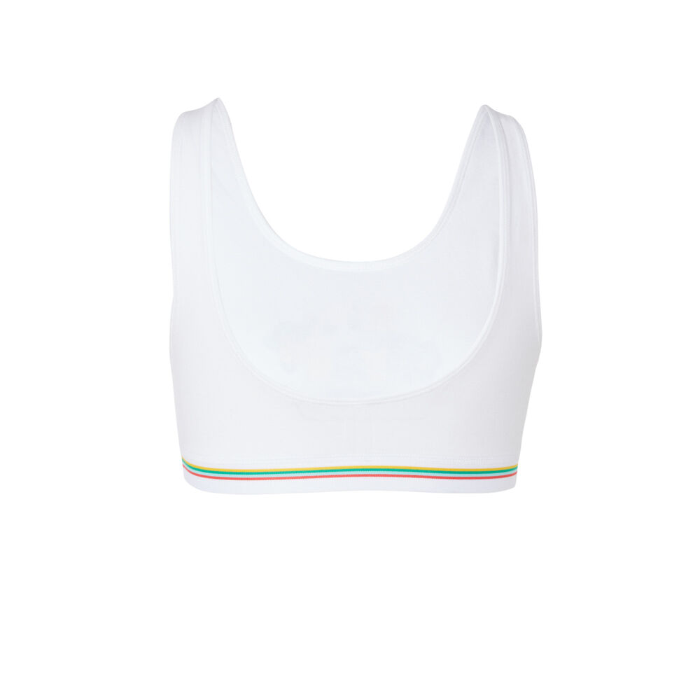 Brassière pokémon à détail élastique - blanc blanc.