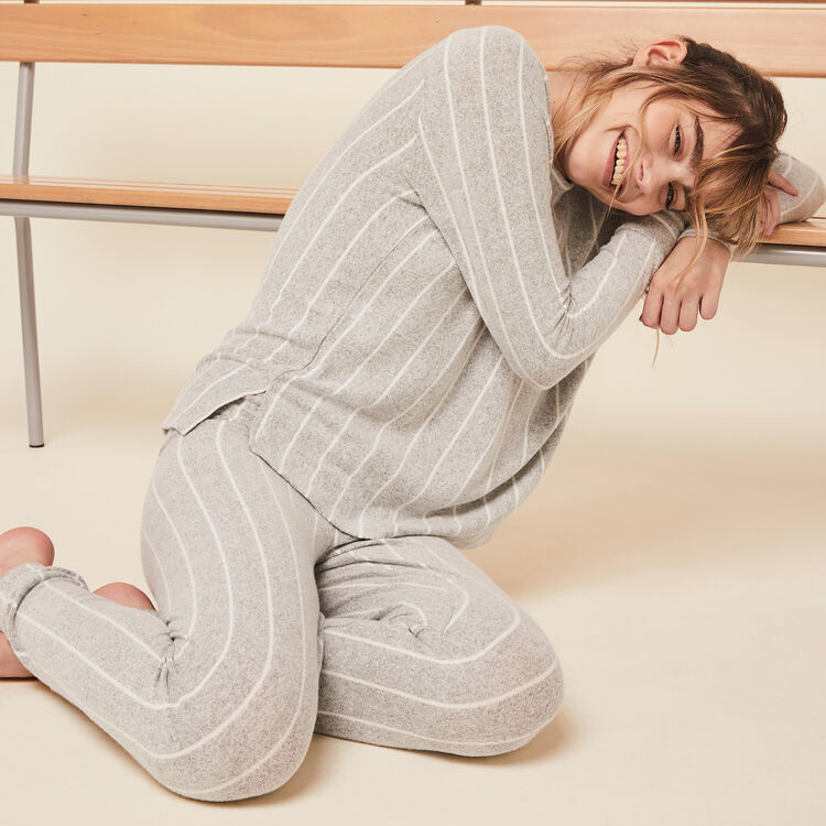 Pantalon à rayures quodistripiz Pantalon à rayures quodistripiz;