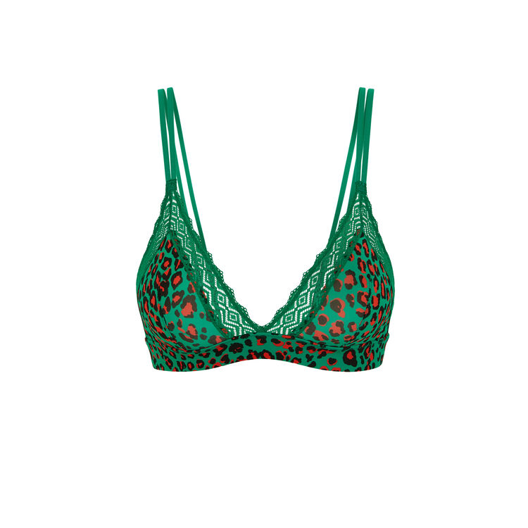 Soutien-gorge triangle vert émeraude hindiz Soutien-gorge triangle vert émeraude hindiz;