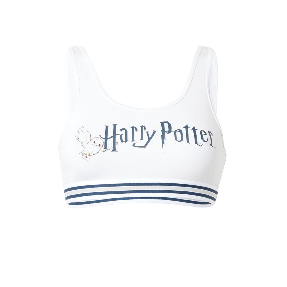 Brassière imprimé harry potter - blanc blanc.