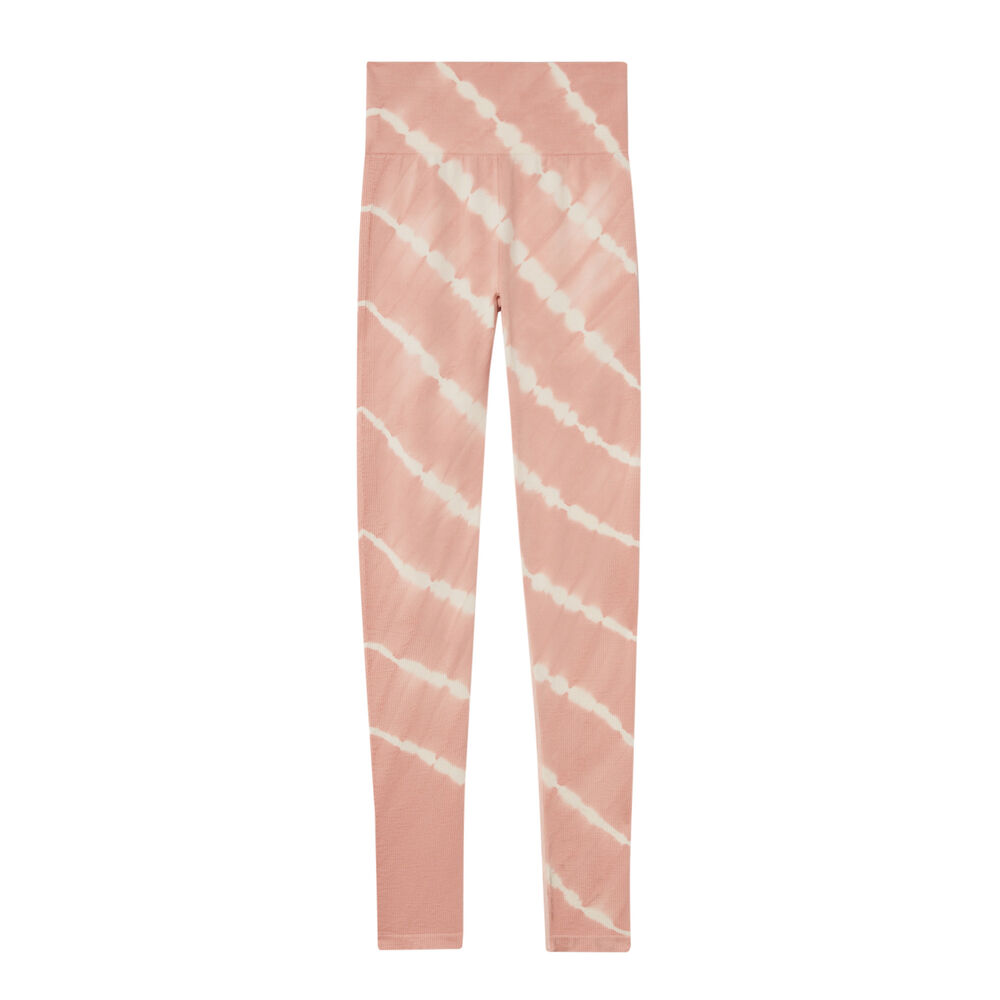 Legging sport effet tie and dye - rose rose.