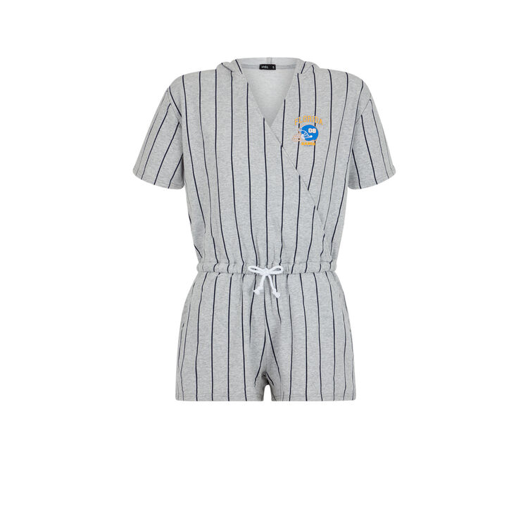 Combi short à manches courtes rivervixiz gris.