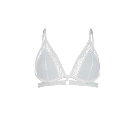Soutien-gorge triangle blanc tourmaliz Soutien-gorge triangle blanc tourmaliz;