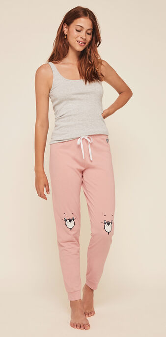 Pantalon print les bisounours bigbisouniz rose.