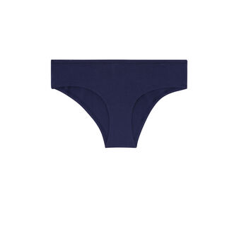 Shorty coton collab le bitch club toutemaviz bleu marine.