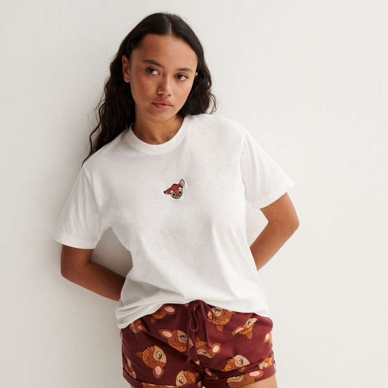 t-shirt bambi - blanc t-shirt bambi - blanc;