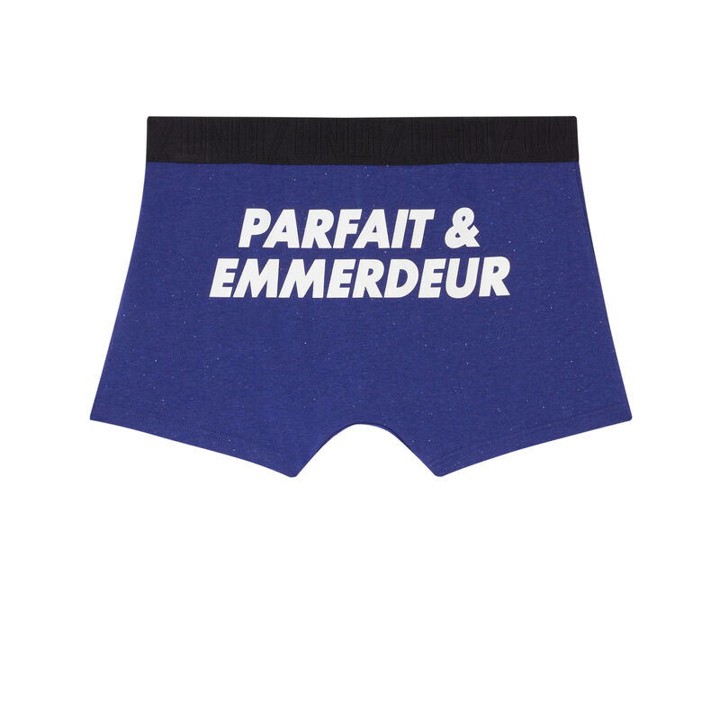 boxer à élastique imprimé undiz - bleu boxer à élastique imprimé undiz - bleu;
