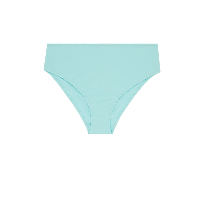 Bas de maillot de bain culotte taille haute - bleu turquoise Bas de maillot de bain culotte taille haute - bleu turquoise;