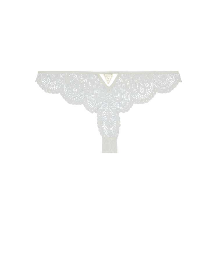 Tanga blanc precieusiz blanc.