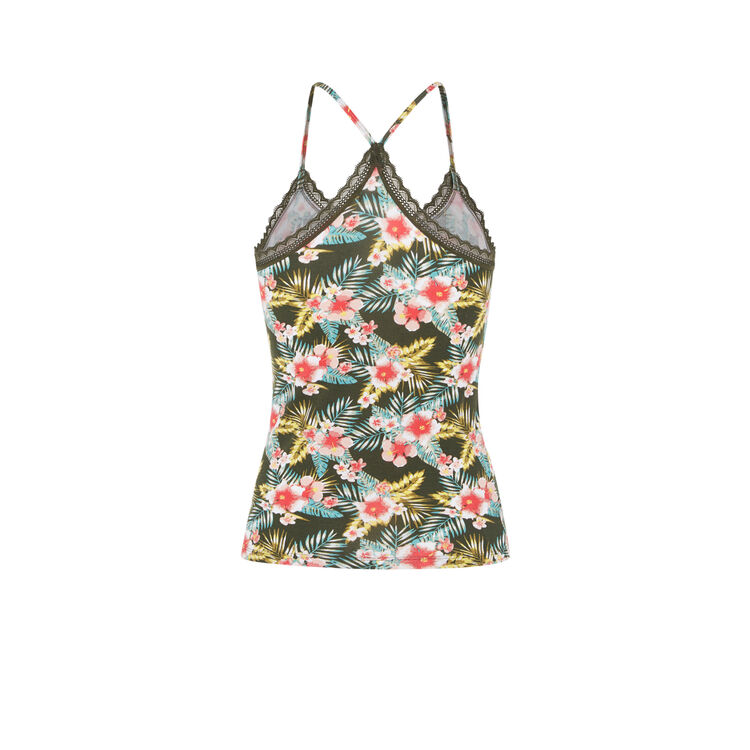 Top kaki tropicaliz Top kaki tropicaliz;