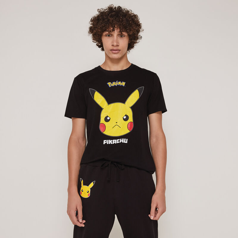Top à manches courtes print Pikachu pickabatiz Top à manches courtes print Pikachu pickabatiz;