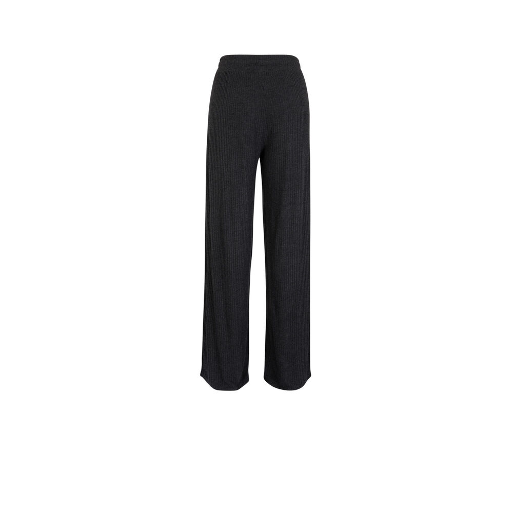 Pantalon large - noir noir.