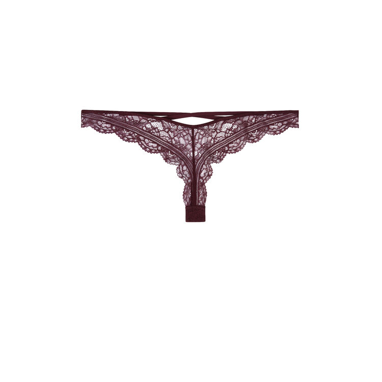 Tanga bordeaux everydayiz rouge.