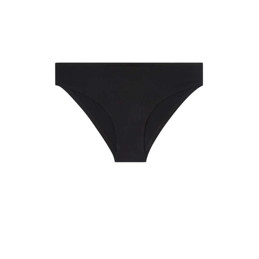 Culotte en coton line friends - noir noir.