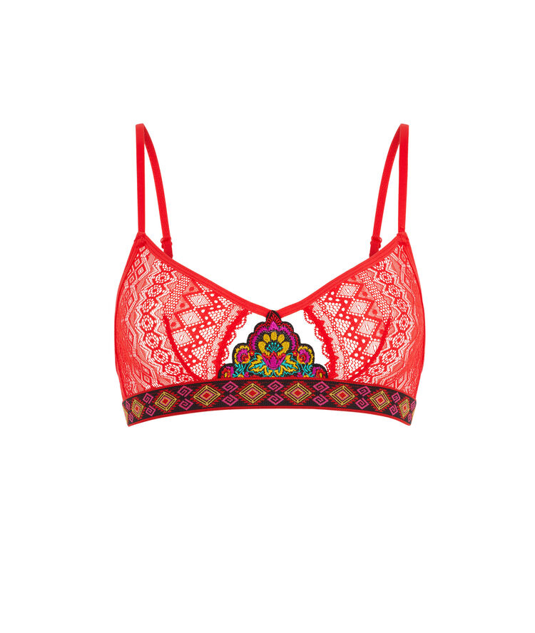 Soutien-gorge brassière rouge vivalavidiz rouge.