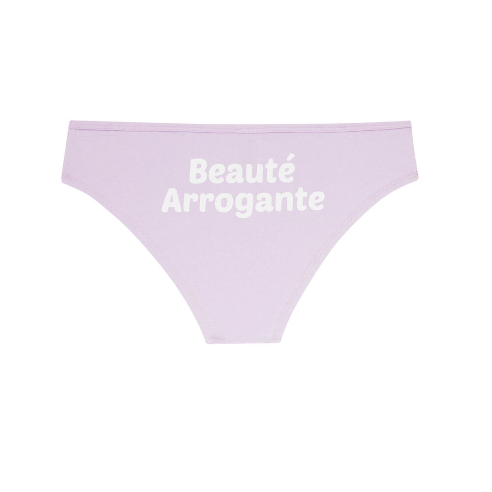 Shorty beauté arrogante - lilas violet.