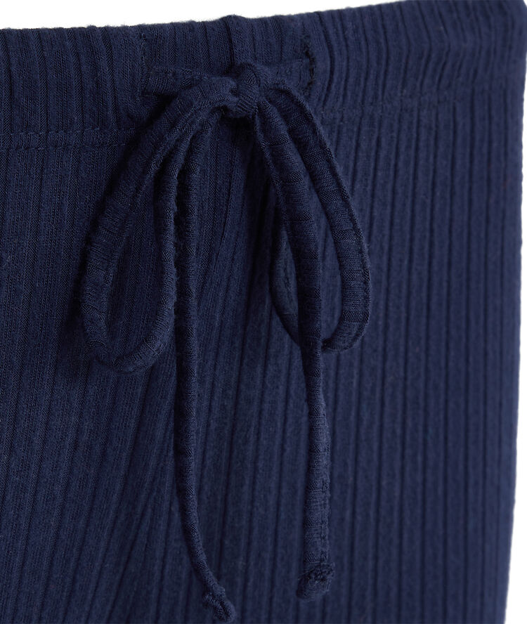 Pantalon tout doux bruvitamiz bleu marine.