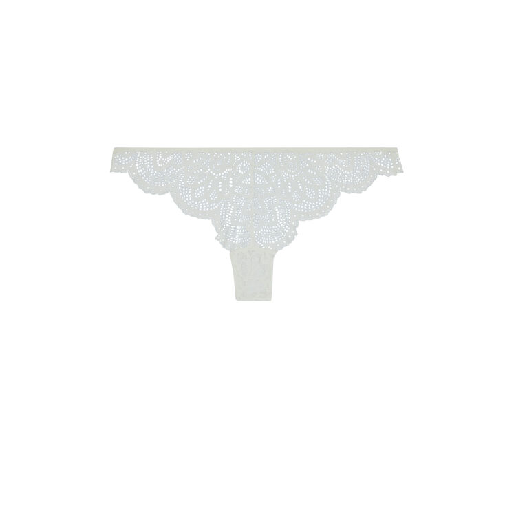 Tanga blanc precieusiz white.