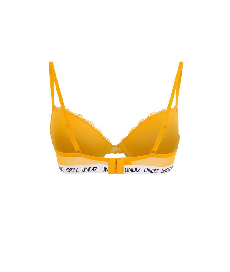 Soutien-gorge ampli safran secretiz laciz orange.