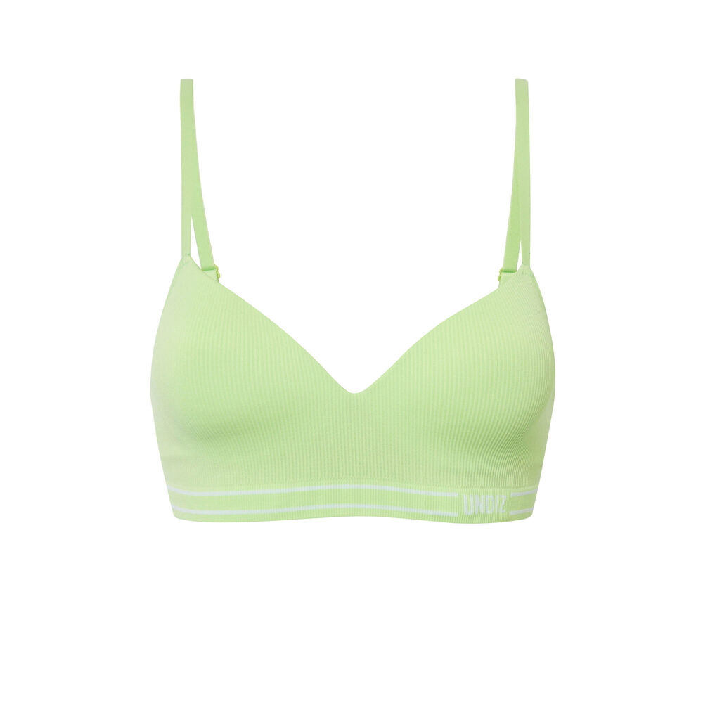 Soutien-gorge brassière seamless - vert vert.